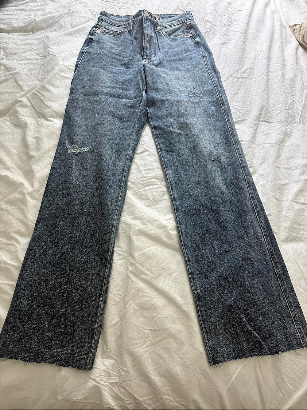Judy Blue Straight Fit Straight Leg Jeans in Blue Waist 3 (26)
